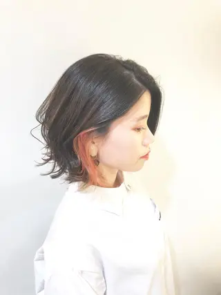 ミディアム JIL BLAN所属・JIL BLAN NAOのヘアスタイル