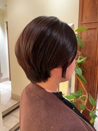 ショート 田内 満里奈のヘアスタイル