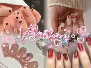 ネイル 🤎mini 🤍可愛らしいネイルのネイルデザイン