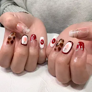 ネイル RIEKO🍒 ワンホン♡推しネイルのネイルデザイン
