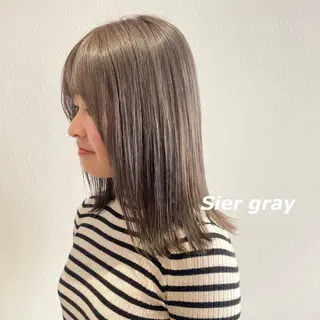 セミロング カラー 北九州美容室 🕊️わかな✂︎のヘアスタイル