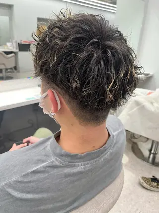 パーマ メンズ 🍐シャドウパーマ メンズ特化/守岡🍐のヘアスタイル