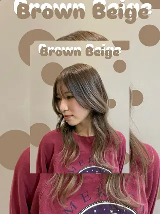 カラー 松岡 茉和のヘアスタイル