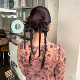 ヘアアレンジ 芦刈 咲来のヘアスタイル