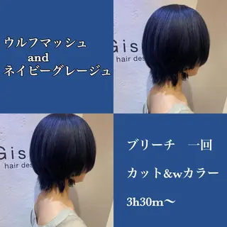 ショート カラー jill by gisel＿奥家のヘアスタイル