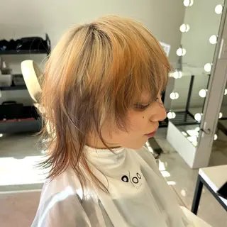 ミディアム SHIN レイヤー‪‪カットのヘアスタイル