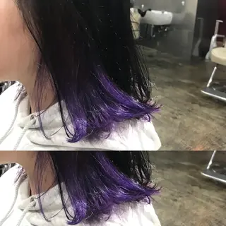 ミディアム カラー パーマ ヘアアレンジ メンズ キッズ ネイル マツエク・マツパ サロンドミルク 原宿のヘアスタイル