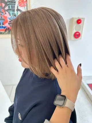 ミディアム カラー soul eater MONAのヘアスタイル