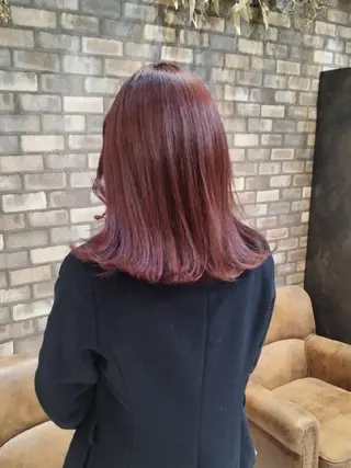 ミディアム カラー 艶髪×美髪✨ newi八王子のヘアスタイル