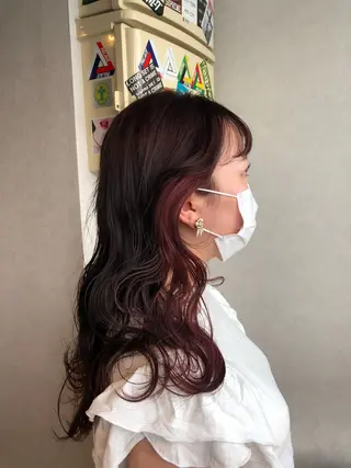 ロング the OSCAR所属・韓国ヘアスタイリスト Harukaのヘアスタイル