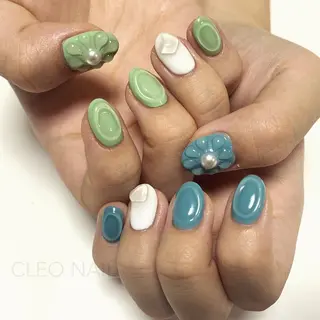 ネイル 🩵 Shizuhoのネイルデザイン