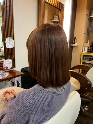 ミディアム 西形 梨瑚のヘアスタイル