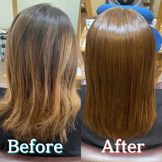 セミロング カラー 美容室Limb所属・髪質改善/縮毛/小林 水葵のヘアスタイル