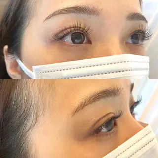 マツエク・マツパ Aim NAIL&EYELASH.BROW立花店所属・Aim立花店 Mihoのマツエク・マツパデザイン