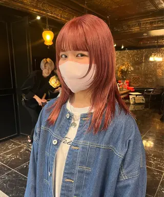 セミロング カラー HAIR MAKE  miel所属・🫧透明感カラー🫧 SHINSEIのヘアスタイル