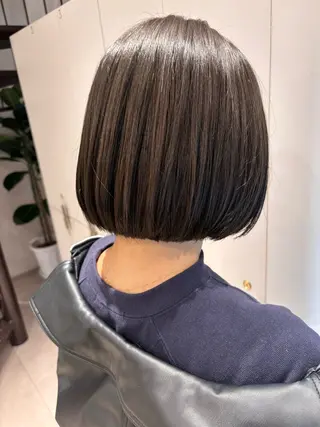 ショート カラー 朝楽スタイル🌼 千晶のヘアスタイル