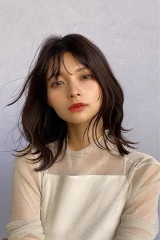 セミロング 髪質改善/イルミナ/ 城崎のヘアスタイル