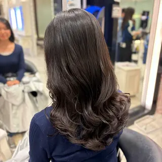 セミロング パーマ 🌸銀座No.1パー マ🌸いでいあやのヘアスタイル