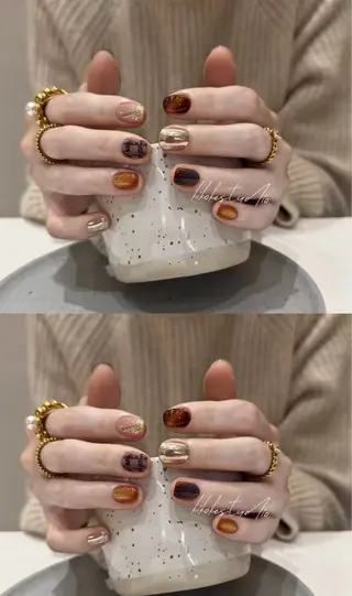 ネイル ✿は✿ぴ ✿ね✿す✿のネイルデザイン