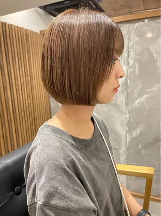 ショート 北新地/縮毛矯正 /あやなのヘアスタイル