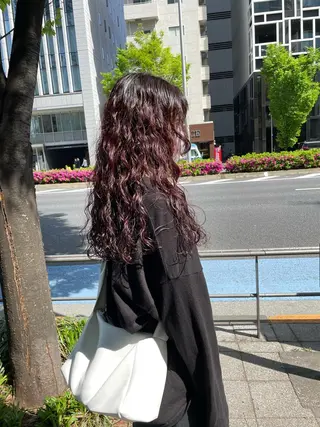 ロング カラー パーマ キッズ オトナヘア🌸 harukaのヘアスタイル