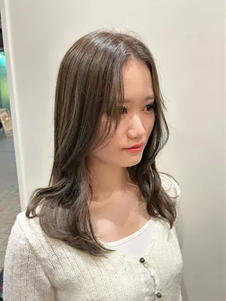 セミロング カラー NYNY加古川店🐰 たまきまおのヘアスタイル