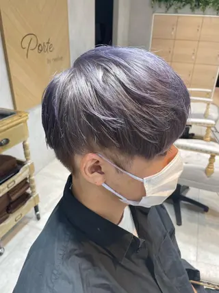 カラー メンズ 岩村 彩音のヘアスタイル