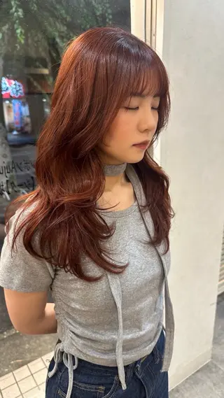 カラー 松本 羅華のヘアスタイル