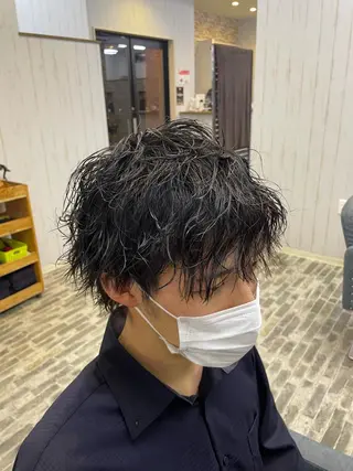 パーマ メンズ 姫路アンメリーアン ダンのヘアスタイル