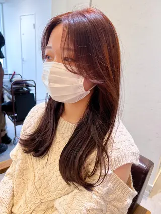 ロング カラー 韓国ヘア×髪質改善 /yoshikaのヘアスタイル