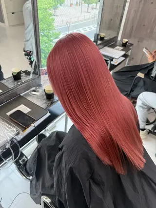 セミロング カラー メンズ ☁️かずき☁️寒色 原色.デザイン特化のヘアスタイル