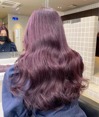 ロング カラー 🎀暖色/ラベンダー /paru🤍のヘアスタイル