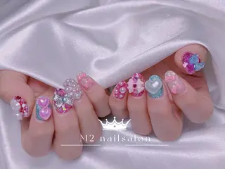 ネイル 長さだし専門店 M2　rikaのネイルデザイン