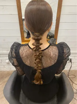 ヘアアレンジ 🌟アレンジが似合う カラー🌟Rumiのヘアスタイル