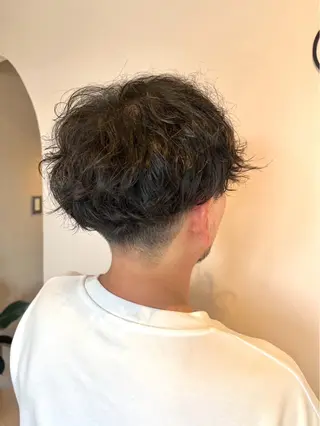 パーマ メンズ 🎀暖色カラー🎀 airi♡のヘアスタイル