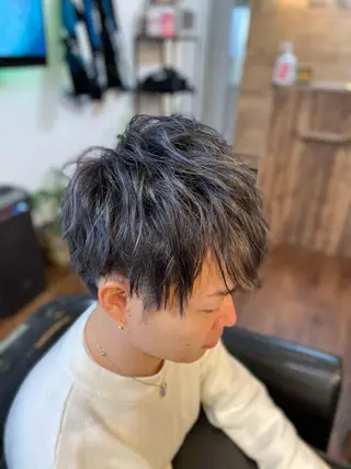 ショート カラー メンズ Lizir  ルズィール所属・Luzir⭐︎ GEN⭐︎のヘアスタイル