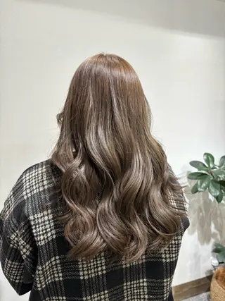 ロング momoka/暖色 カラー/縮毛矯正✨️のヘアスタイル