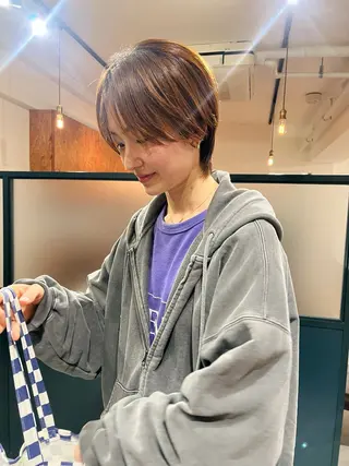 ショート 暖色/パーマ 🌼クニトウメイのヘアスタイル