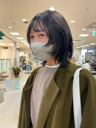 ショート カラー レイヤー/ウルフ🤎 mayo.のヘアスタイル