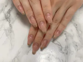ネイル はな💎ネイル ワンホン、長さ出しのネイルデザイン