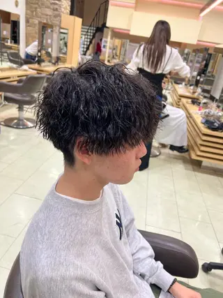 パーマ メンズ メンズカット松戸/韓 国/メンズパーマ航太のヘアスタイル