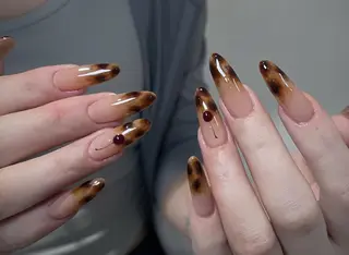 ネイル By moonネイル 🌷ワンホン/韓国風のネイルデザイン