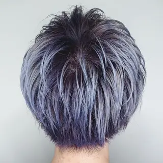 カラー メンズ ブリーチ/ヘアケア/ 艶髪/イギチハルのヘアスタイル