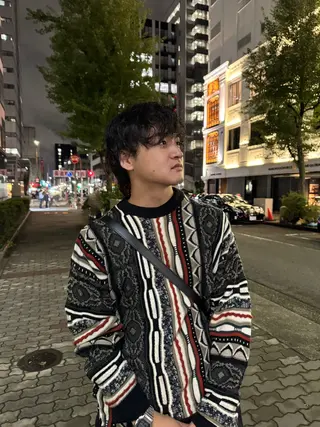 ショート パーマ 森田 鴻之介のヘアスタイル