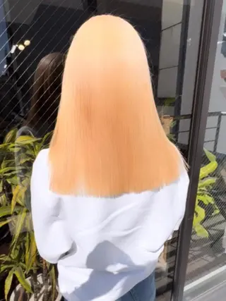 ロング カラー 🧡色落ちまで2度綺 麗なカラー🧡ヨシキのヘアスタイル