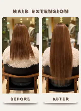 ロング MIYUN🌙 エクステフリーランスのヘアスタイル