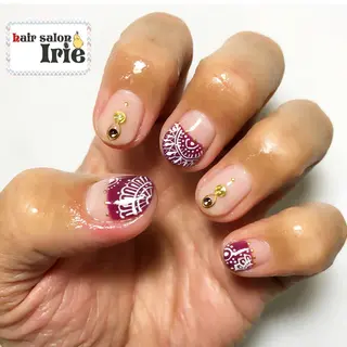 ネイル Hair salon Irie所属・與儀 知佳のネイルデザイン