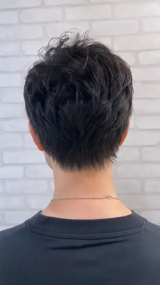 パーマ メンズ eyesburg W/est所属・ショート/ボブ 村上のヘアスタイル