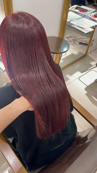 ロング カラー ハイトーンカラー 🤍🫧 長井 律のヘアスタイル