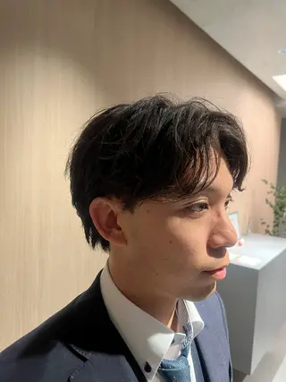 パーマ メンズ 立川/過去1の毛流れ パーマ/しゅーとのヘアスタイル